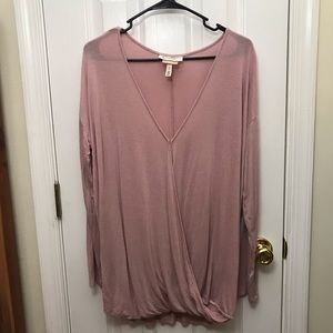 Jessica Simpson Nursing Top Blush Pink Large